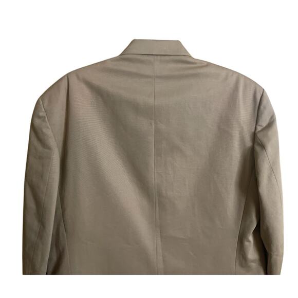 Nautica Lord & Taylor Tan‎ Cotton Blazer - Size 44L - Excellent - Picture 6 of 9